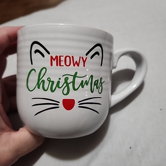 Source Unknown Festive Cat White Mug - Picture 2 of 4